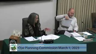 March 1, 2023 Ojai Planning Commission Meeting