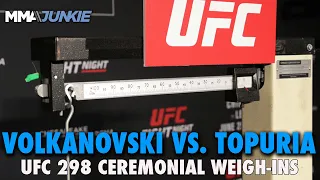 UFC 298: Volkanovski vs. Topuria Ceremonial Weigh-Ins and UFC 300 Q&A | Friday 7 p.m. ET