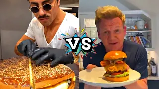 Gordon Ramsay vs salt bae _ who is the Burger King