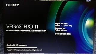 Vegas Pro 11 Creating File I/O manager FIX