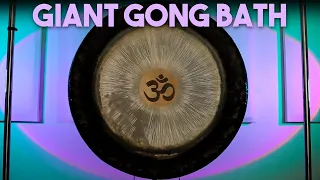 Giant Om Gong Meditation Sound Bath | Relax and Release Your Stress with Gongland's 42" Gong