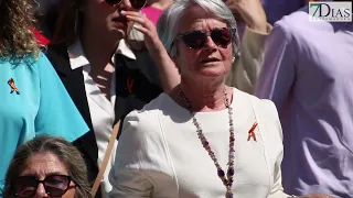 MÁS DE 100 PERSONAS PARTICIPAN EN LA JURA DE BANDERA CIVIL DE VALENCIA DEL MOMBUEY