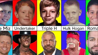 WWE Superstars as Kid | 50 Rare childhood picture of wwe superstars