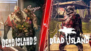 Dead Island 2 vs Dead Island 1 - Direct Comparison! Attention to Detail & Graphics! PC ULTRA 4K