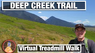 City Walks - Deep Creek In Paradise Valley - Montana Virtual Hiking Trail for Treadmill