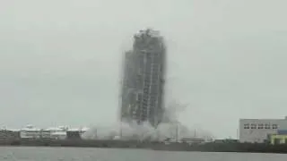 OTI Ocean Tower Implosion on South Padre Island
