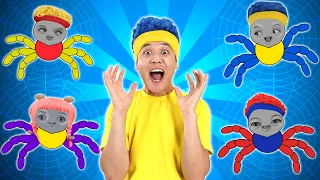 Prankster Baby Spiders (Chicky, Cha-Cha, Lya-Lya & Boom-Boom) | D Billions Kids Songs