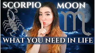 What is SCORPIO MOON SIGN: What You NEED To Feel Fulfilled, Secrets and Desires