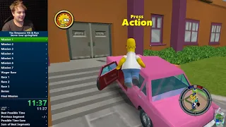 The Simpsons: Hit & Run: Storm over Springfield mod playthrough