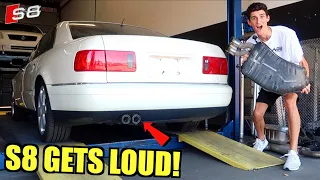 $725 Audi S8 Gets Loud! (4.2L V8 Budget Exhaust)