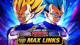 COMING TO GLOBAL! LEVEL 10 LINKS 100% EZA TRANSFORMING BLUE VEGETA! (DBZ: Dokkan Battle)