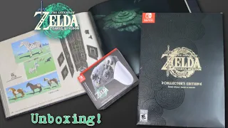 The Legend of Zelda: Tears Of The Kingdom COLLECTORS EDITION UNBOXING | FULL ARTBOOK FLIPTHROUGH