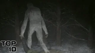 Top 10 Scary Things Caught On Camera In The Woods - Part 2