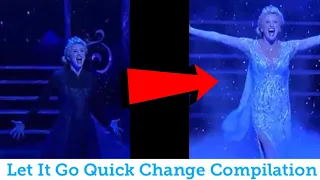 Elsa Dress Transformation Compilation - Let It Go - Disney’s Frozen, Frozen Jr, Frozen Broadway