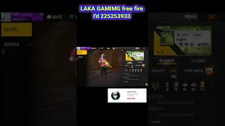 LAKA GAMING Free Fire UiD number ll naka gaming  id ll laka gaming real id ll star gamer