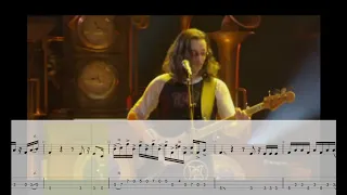 Geddy Lee Time Machine 2011 Bass Solo (Bass Transcription + Tabs)