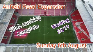 Anfield Road Expansion - Sunday 6th August - Liverpool FC latest progress update