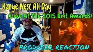 Kanye West All Day (Live At The 2015 Brit Awards) - Producer Reaction