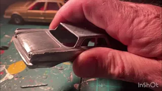 Build video of dinky toys ford fairlane banger racing car