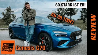 Genesis G70 put to the test (2021) This is how powerful the mid-range sedan is from € 39,100!