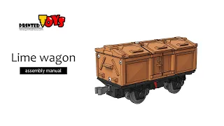 3D printed lime wagon - assembly manual