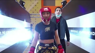 ЧЕМПИОНАТ КР ПО КИКБОКСИНГУ РАЗДЕЛ: ЛОУ-КИК 2021. Khalilova Shahriza vs Kalnazarova Tolgonai