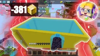 Building a LARGE WATER TANK in Bedwars!! 😳😱 (Blockman GO Blocky Mods)