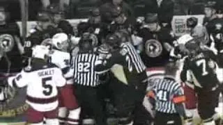 Wyatt Smith vs Tim Miller; Boulerice kicked out for fighting from bench [12-9-09]