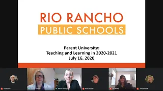 RRPS - Parent University: What will teaching and learning look like in the fall?