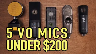 5 Voiceover Mics under $200 (compared with a $3000+ mic) | Booth Junkie