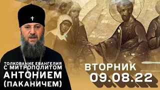 Толкование Евангелия с митр. Антонием (Паканичем). Вторник, 9 августа 2022 года