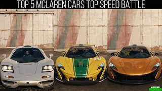 NEED FOR SPEED UNBOUND | TOP 5 FASTEST MCLAREN CARS TOP SPEED BATTLE ALL MCLAREN CARS | ALL MCLARENS