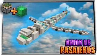 COMO HACER un AVION FUNCIONAL en MINECRAFT| (sin mods)