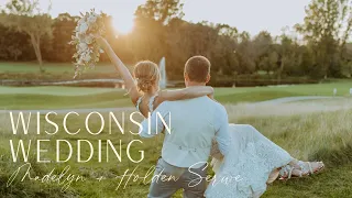 Gloomy September outdoor wedding at stunning golf course | Glamorous Wisconsin Wedding Video