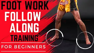 Footwork Training For Kickboxing | Beginner-Intermediate