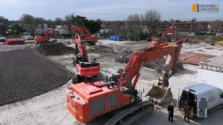 🎥  This is what 9 demolition excavators look like when working in perfect harmony! 😎 SOUND ON! 🔊