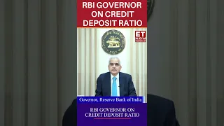 RBI MPC Meet Outcome: RBI Governor Speaks On Credit Deposit Ratio | #shorts