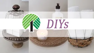 DOLLAR TREE DECOR DIY / Easy BATHROOM Organization DIYs