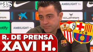 SEVILLA - BARÇA | XAVI, rueda de prensa COMPLETA | PREVIA