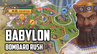 Civ 6 Babylon Bombard Rush is quite balanced