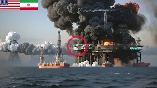 A FIRST NAVAL BATTLE WITH THE HOUTHIS! U.S Warship took down an Iranian oil rig near Yemen!