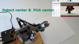 Mini Robot Arm object detection