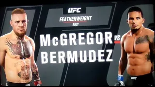 UFC2 game fighte McGREGOR vs  BERMUDEZ   #gaming #ufc2 #ps4 #championship #fighter #connermcgregor