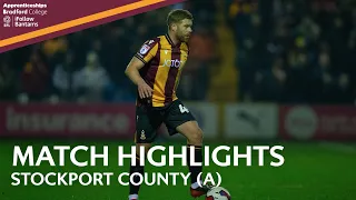 MATCH HIGHLIGHTS: Stockport County v Bradford City