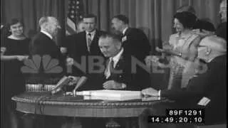 Medicare Bill Is Signed Into Law - July 30, 1965