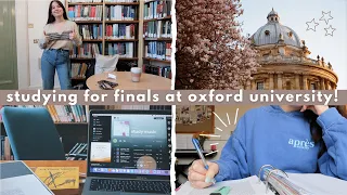 the exam study vlogs are back! study with me at oxford university for my finals :)