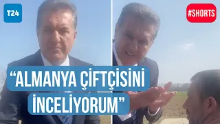 Sarıgül, Alman çiftçinin traktörüne bindi: Hasan'ın canı patlıcan mı?