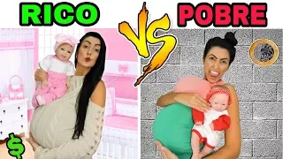 RICO VS POBRE  GRÀVIDA