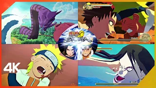 Naruto Ultimate Ninja Storm All Bosses Quick Time Events [ 4K 60 FPS ]