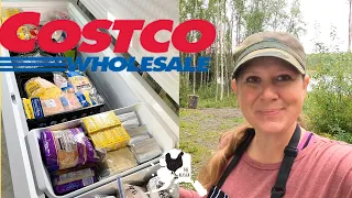 Processing Supply Run from Anchorage Alaska Costco into freezer